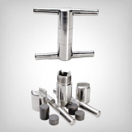 Steel Pollen Press, magnetic