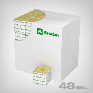 Grodan Delta crate, 15x15x14.2cm, ø 20mm & 40mm (48 pcs.)