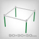 SCROG Trellis attachment for Living Soil Bed, 90x90x50cm