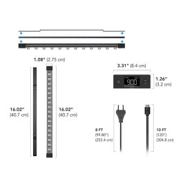 AC Infinity IONBEAM S16, Full spectrum LED Grow Bar, 42W