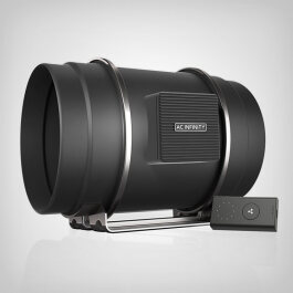 AC Infinity CLOUDLINE PRO S8, Quiet Inline Fan with Speed...