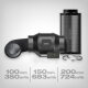 AC Infinity exhaust air complete set, 350 m³/h - 724m³/h