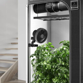 AC Infinity Cloudray S9, clip-on fan with EC motor, osciliating