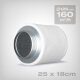 PrimaKlima Coco carbon filter 160 m³/h, ø 125mm