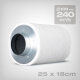 PrimaKlima Coco carbon filter 240 m³/h, ø 100mm