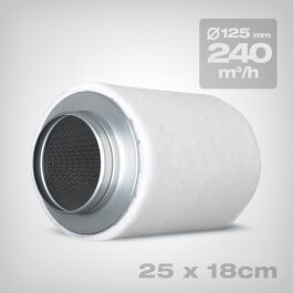 PrimaKlima Coco carbon filter 240 m³/h, ø 125mm