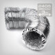 Flexible aluminium ducting, 3m, ø 405mm