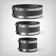 AC Infinity Noise-reducing pipe clamp, 100-200mm