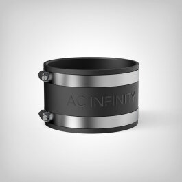 AC Infinity Noise-reducing pipe clamp, 100mm