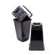 Plant pot, square/black, 2 litres