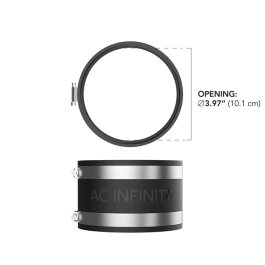 AC Infinity Noise-reducing pipe clamp, 200mm