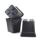 Plant pot, square/black, 30 litres