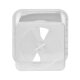 Mini greenhouse lid for plant pots, square