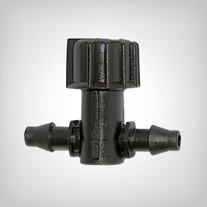 Micro ball valve 4x7mm hose connection, both sides