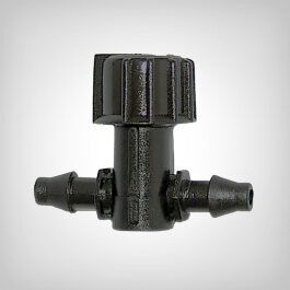Micro ball valve 4x7mm hose connection, both sides