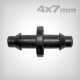 Start connector for micro hose 4x7mm