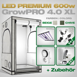 Grow Tent Complete Kit LED GrowPRO 4.0 XL, Lumatek ZEUS...