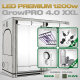 Grow Tent Complete Kit LED GrowPRO 4.0 XXL, 2x Lumatek ZEUS 600W PRO 3.1