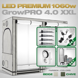 GrowPRO 4.0 XXL LED Grow Set + 4x EVO 4-120 1.5