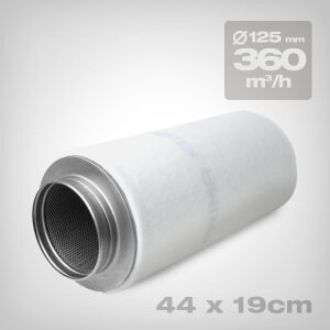 PrimaKlima carbon filter 360 m³/h, diameter 125 mm