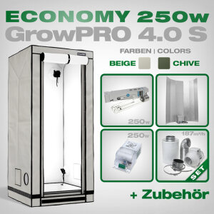 Growbox GrowPRO 4.0 S, Grow Set 250W Economy