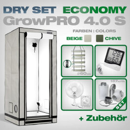 Grow Tent Drying Kit Economy GrowPRO 4.0 S, 80x80x180cm