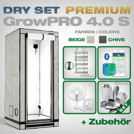 Grow Tent Drying Kit Premium GrowPRO 4.0 S, 80x80x180cm