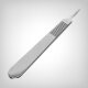 Chrome-plated scalpel handle